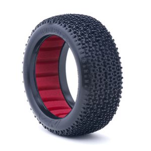 AKA CITY BLOCK Buggy Tire w/Red Insert, Soft (2)
