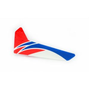 Red Vertical Fin with Decal