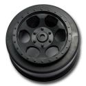"Trinidad" Black Short Course Wheels for XXX-SCT, Rear (2)