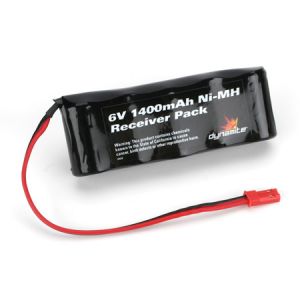 6.0V 1400mAh NiMH Receiver Flat Pack with BEC