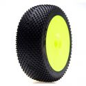 Losi Cubic Maxi Tire, Blue on Yellow Wheel (2)