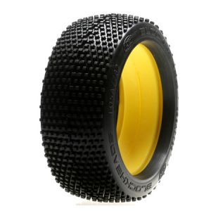 Losi Blockhead G2 Buggy Tire w/Insert, Red (2)