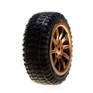Mounted Tire, Gold (4)