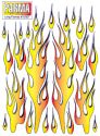 Long Flames, 6" x 8" Decal