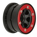 Pro-Line Epic 2.2 Bead Lock Wheel, Rear w/Red Aluminum Ring (2)