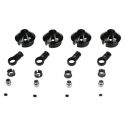 8IGHT Aluminum Shock Ends & Cups w/Hardware (4)