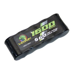 6.0V 1600mAh NiMH Flat Receiver Battery Pack